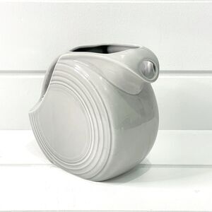 Fiesta Fiestaware Pearl Grey Large Disk Pitcher Near Perfect Condition